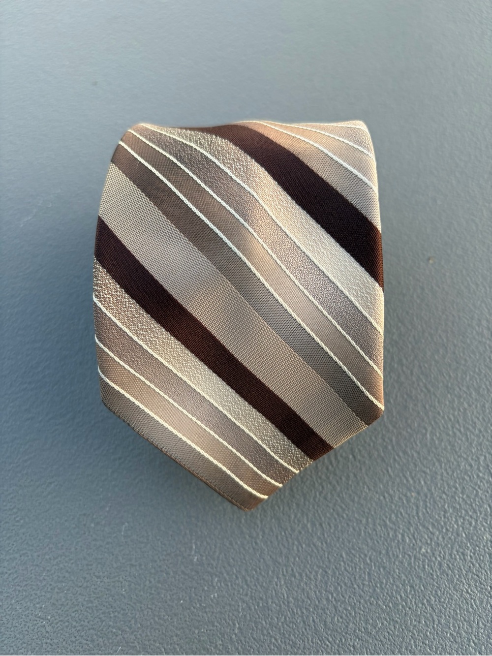 Frederic Stephan Brown Stripe Men's Tie